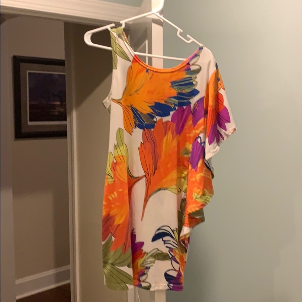 Tropical dress with tags
